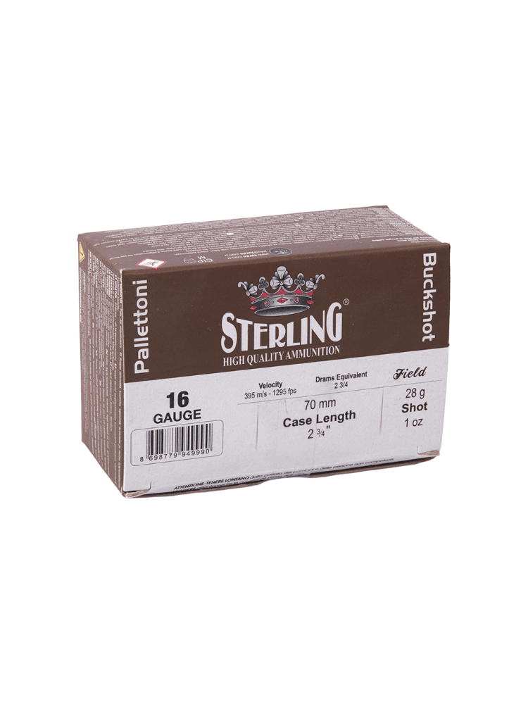 Патрон Sterling 16/70 «BUCKSHOT» картечь 10шт., фото 1