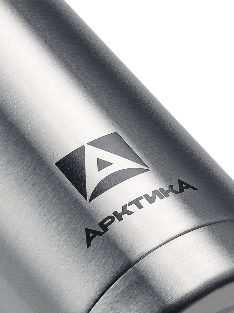 Термос «Арктика» с узким горлом, серебряный, 0.5л, фото 3