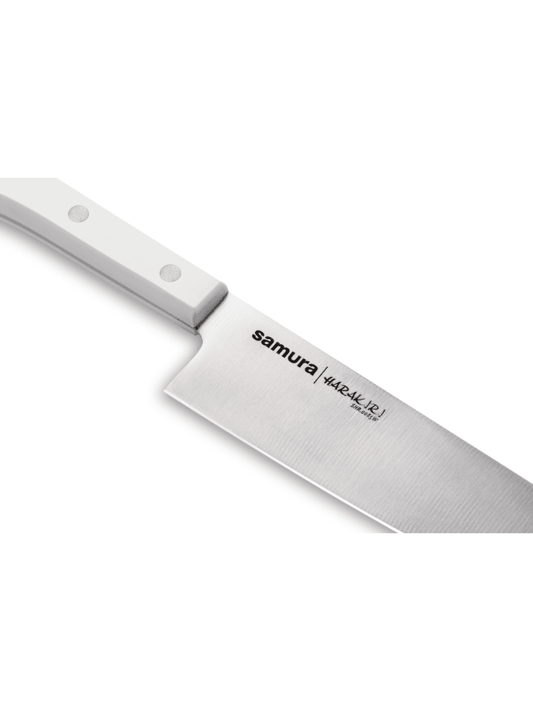 Нож кухонный Samura Harakiri, AUS-8, 208 мм, белый, фото 3