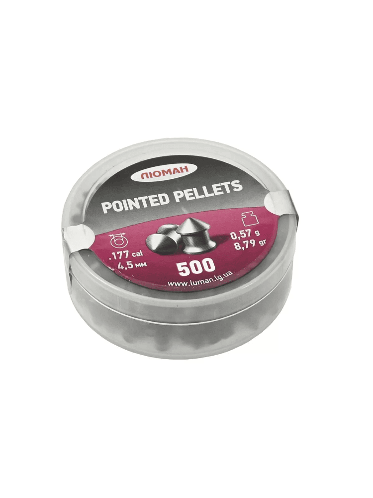 Пуля пневматическая «Pointed Pellets», к. 4.5, 0.57гр., 500шт, фото 1