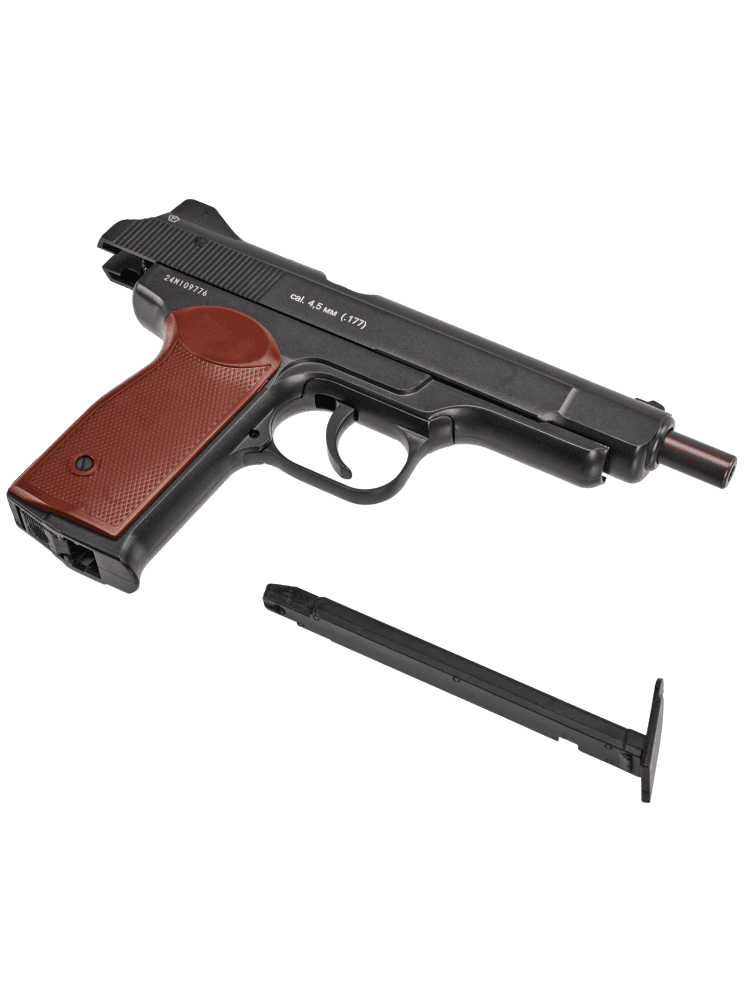 Пистолет пневматический «Borner APS-M» Black, к.4,5 мм, фото 2