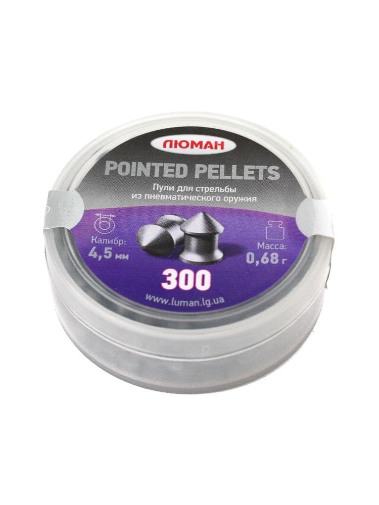 Пуля пневматическая «Pointed Pellets», к. 4.5, 0.68гр., 300шт, фото 1