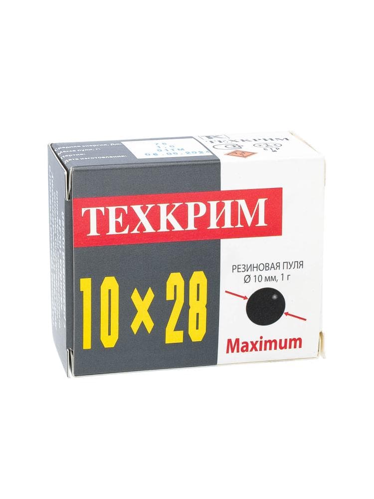 Патрон ООП Техкрим 10/28 «MAXIMUM» 1г., 91дж, 20шт., фото 1