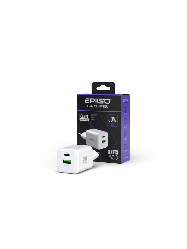 Зарядное устройство USB EPILSO EPD-PA210 30V GaN, фото 2