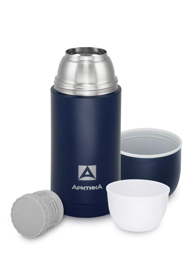 Термос «Арктика» с узким горлом, тёмно-синий, 0.75л, фото 2