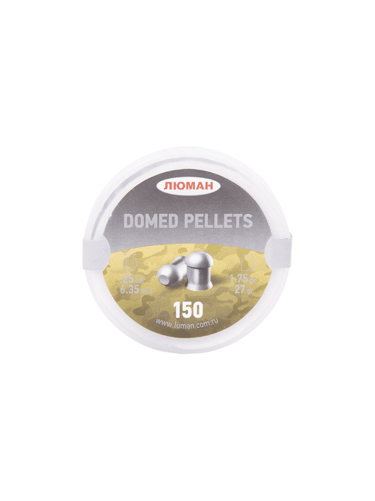 Пуля пневматическая «Domed Pellets», к. 6.35, 1.75гр., 150шт, фото 1