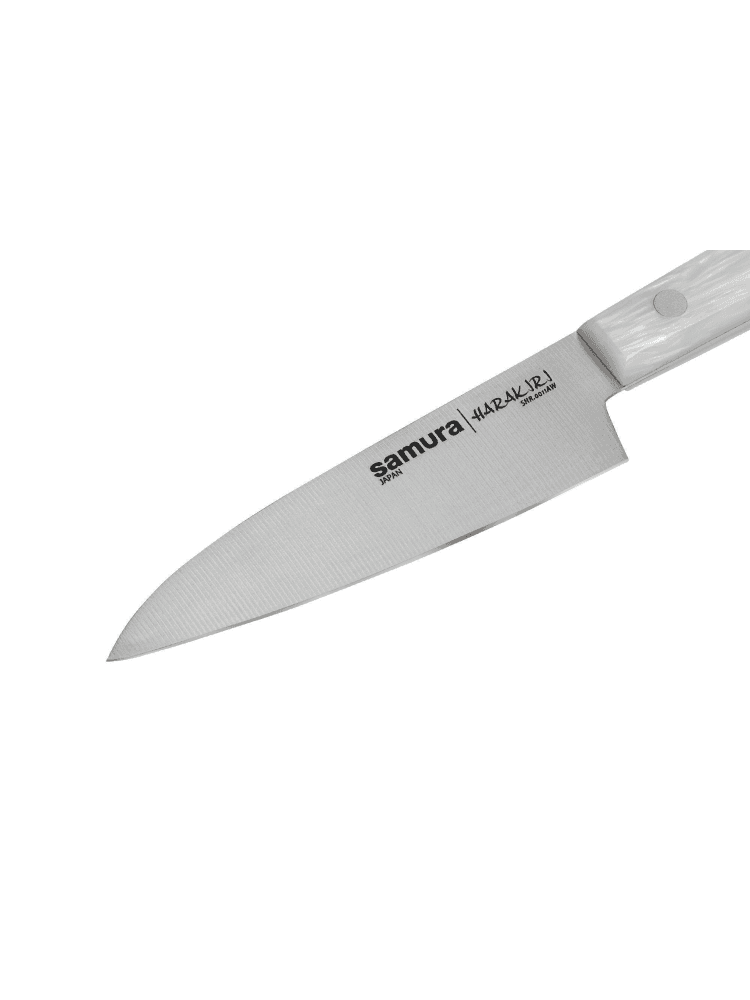 Нож кухонный Samura Harakiri, AUS-8, 99 мм, белый, фото 4
