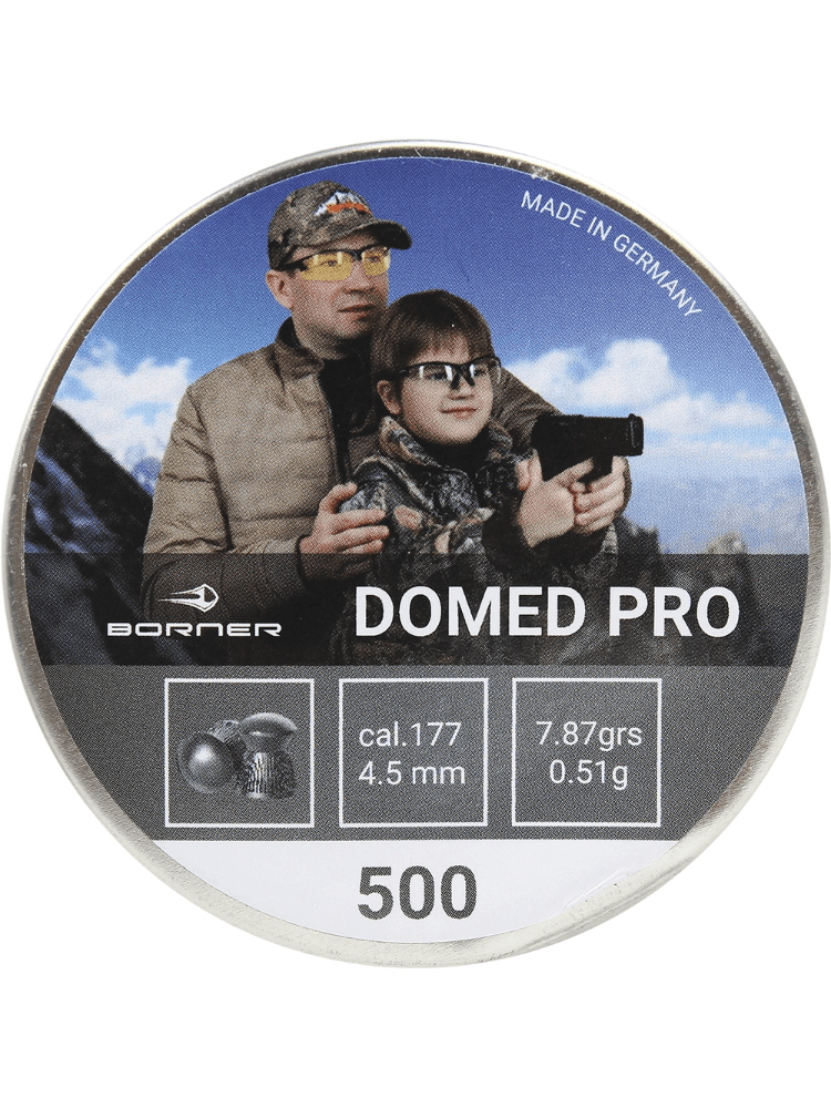 Пуля пневматическая Borner «Domed Pro», к. 4.5, 0.51гр., 500шт, фото 1