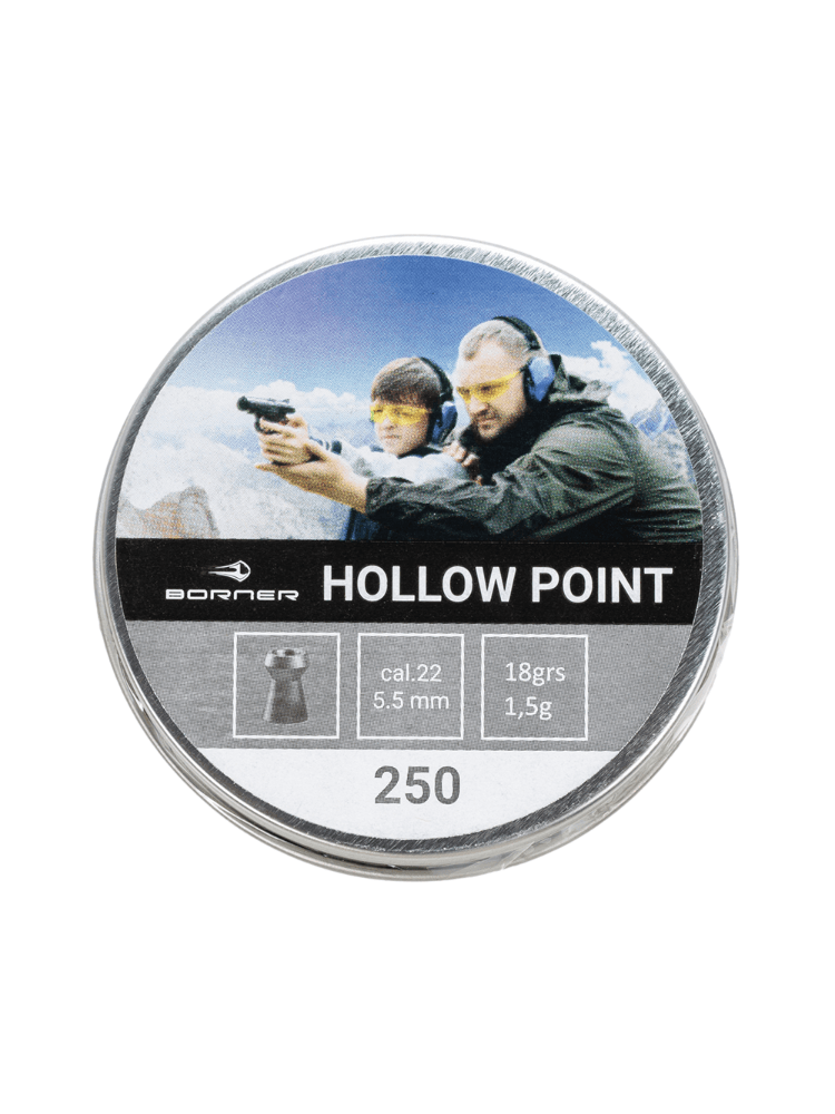 Пуля пневматическая Borner «Hollow Point», к. 5.5, 1.5гр., 250шт, фото 1