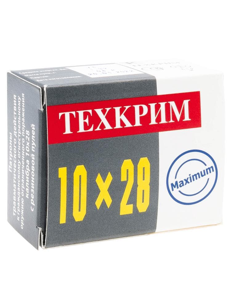 Патрон ООП Техкрим 10/28 «MAXIMUM» 1,3г., 91дж, 20шт., фото 1