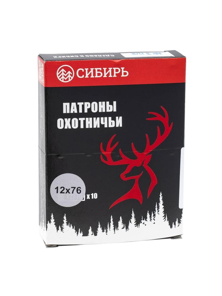 Патрон 12/76 «Сибирь Магнум Premium» №3 46гр., 10шт., фото 1