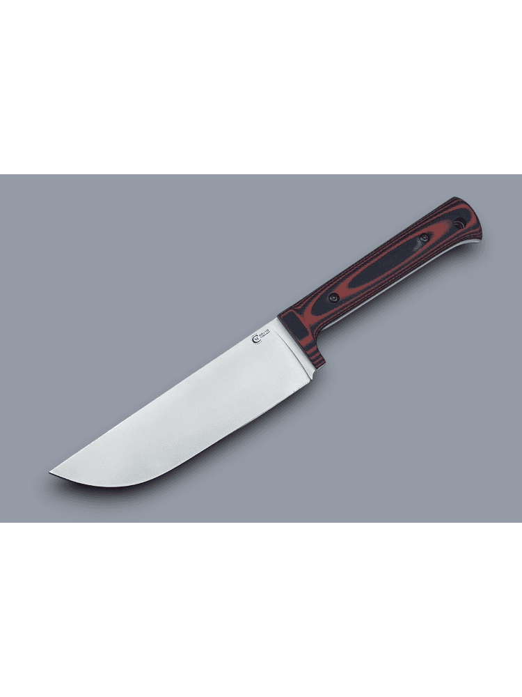 Нож Узбекский средний, 95х18, G10, чёрно-красный, фото 2