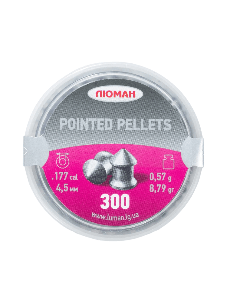 Пуля пневматическая «Pointed Pellets», к. 4.5, 0.57гр., 300шт, фото 1
