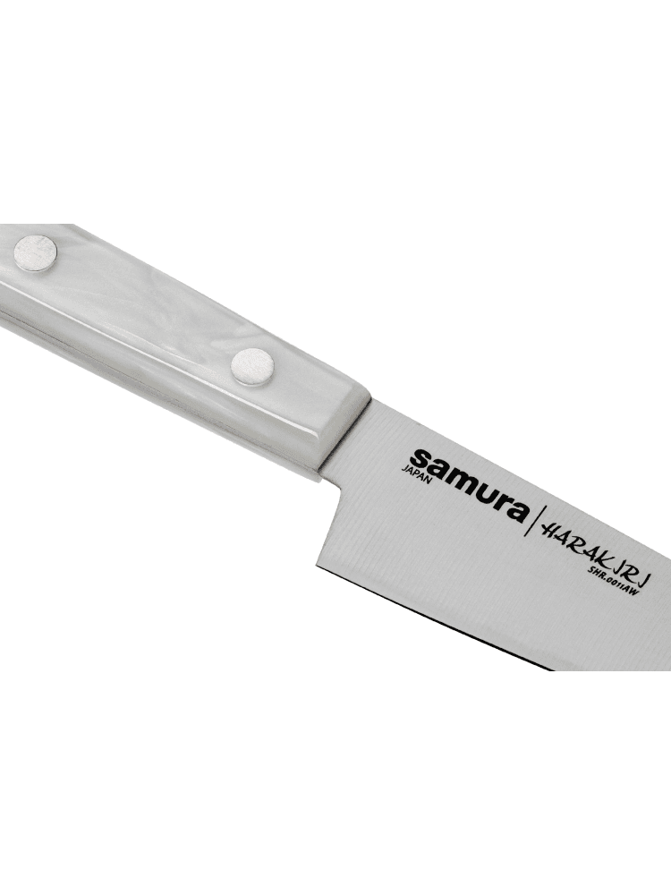 Нож кухонный Samura Harakiri, AUS-8, 99 мм, белый, фото 5