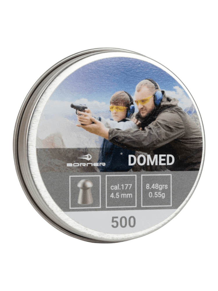 Пуля пневматическая Borner «Domed», к. 4.5, 0.55гр., 500шт, фото 1