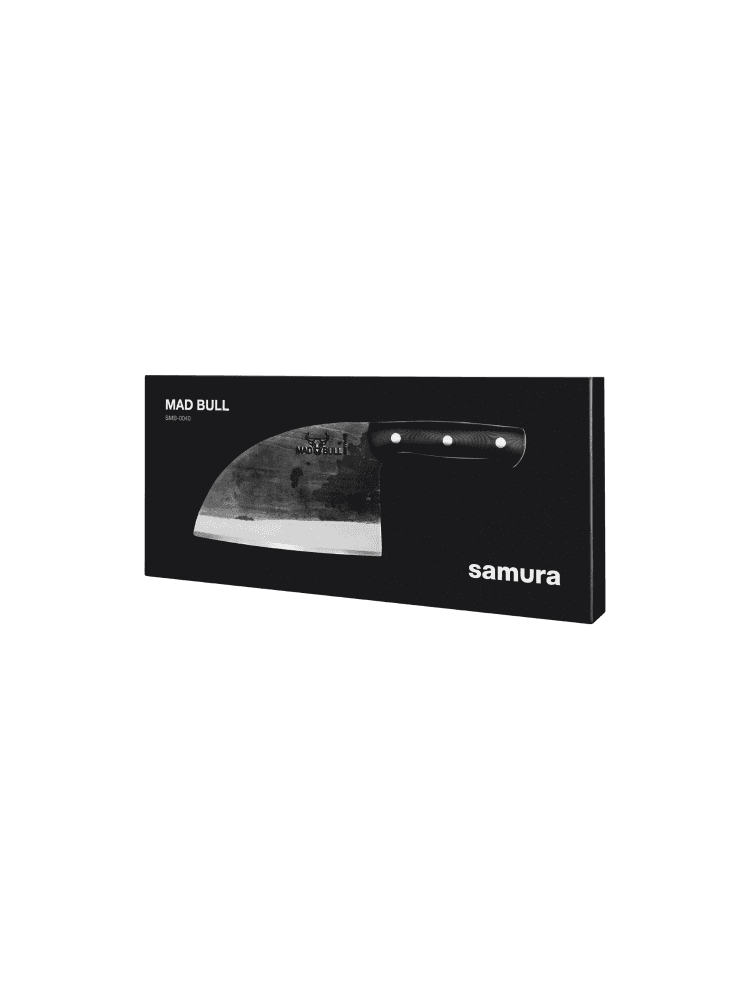 Кухонный топорик Samura Mad Bull, AUS-8, 180 мм, мраморный карбон, фото 2