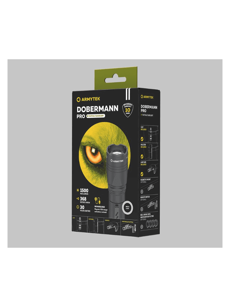 Фонарь подствольный Armytek Dobermann Pro Magnet USB, фото 3