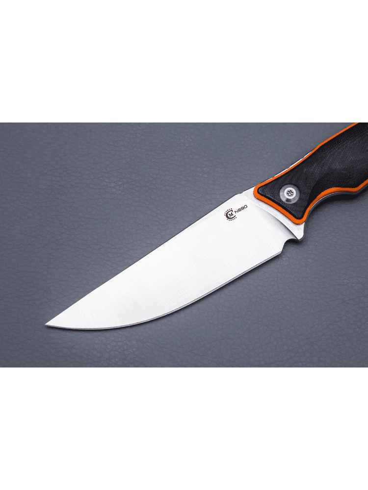Нож Коршун (техно) малый, N690, G10, Чёрно-оранжевый, фото 2