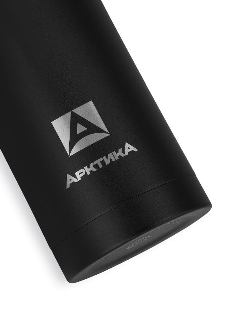 Термос «Арктика» с узким горлом, чёрный, 0.5л, фото 3