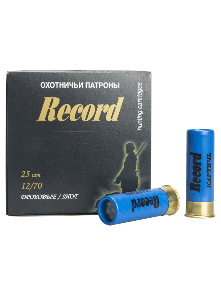 Патрон 12/70 «Рекорд NEW» картечь 6.2 32г., 25шт., фото 1
