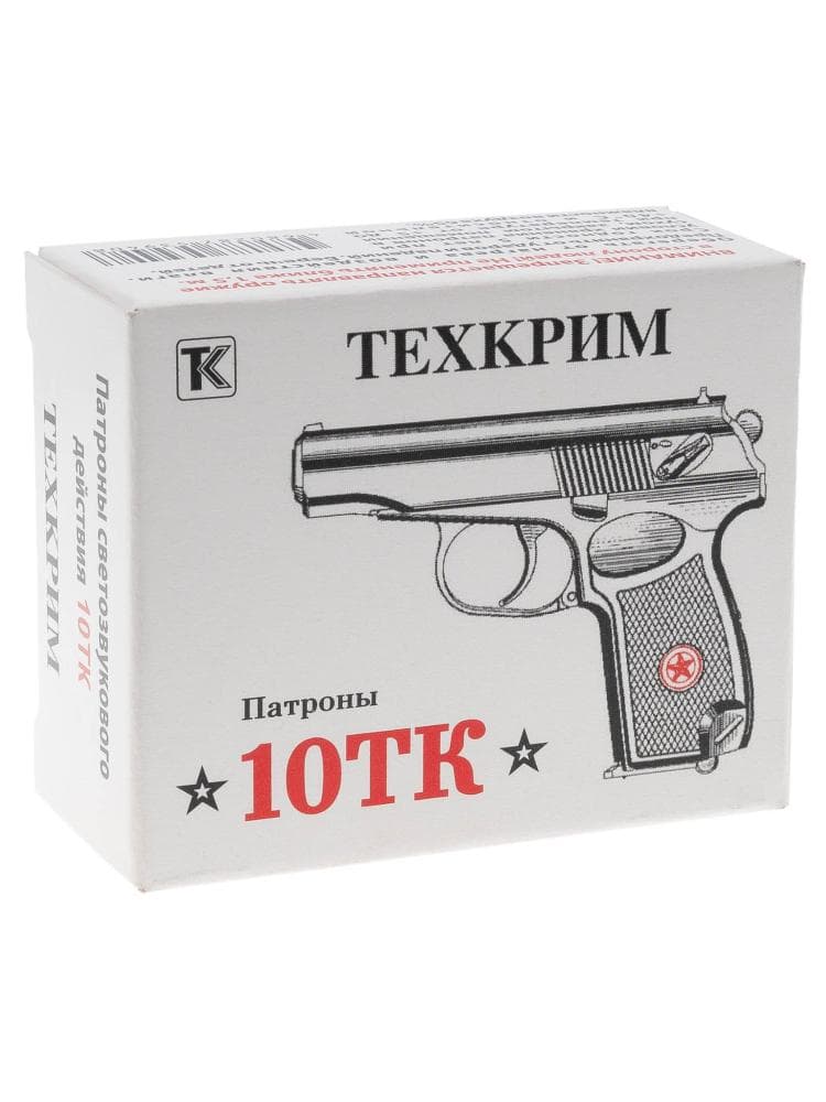 Патрон светозвуковой Техкрим 10ТК Maximum, 20шт., фото 1