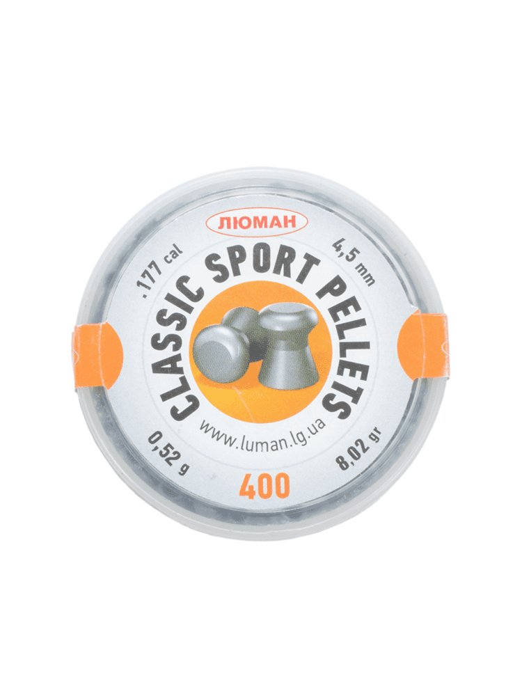 Пуля пневматическая «Classic Sport Pellets», к. 4.5, 0.52гр., 400шт, фото 1