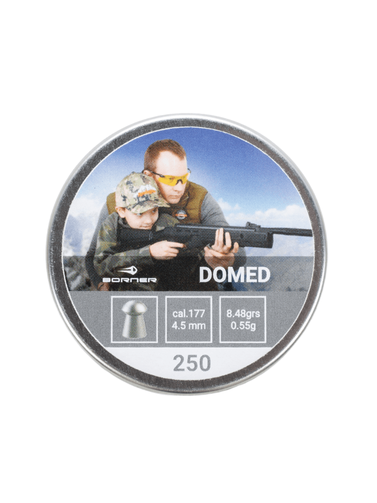 Пуля пневматическая Borner «Domed», к. 4.5, 0.55гр., 250шт, фото 1