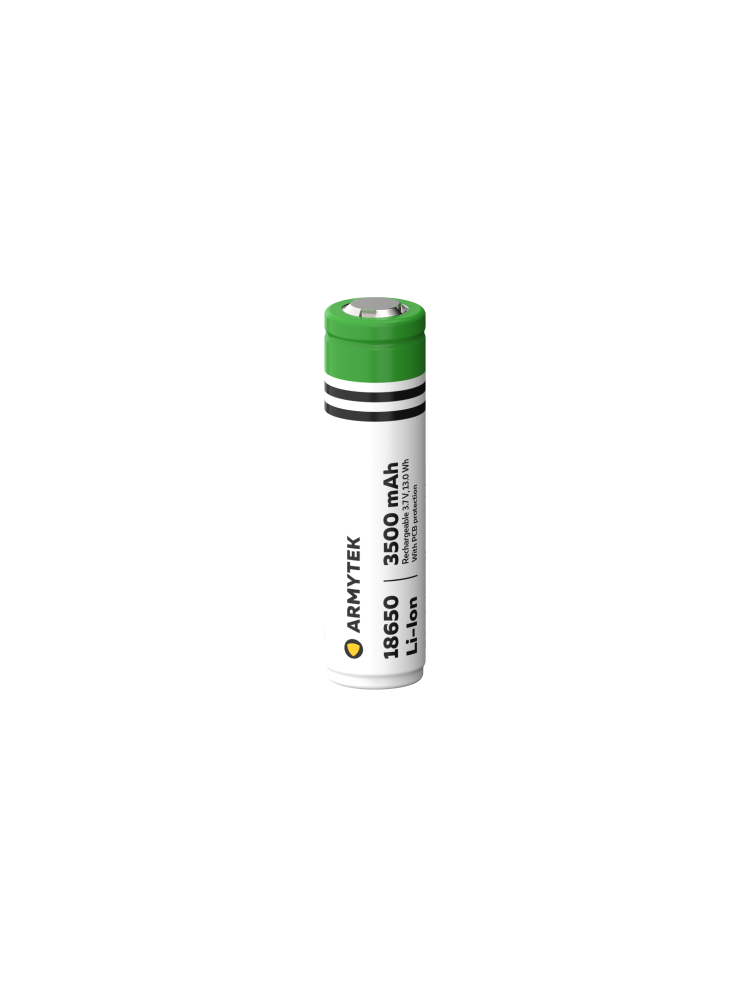 Аккумулятор Armytek 18650 Li-Ion with PCB 3500 mAh (защищенный), фото 1
