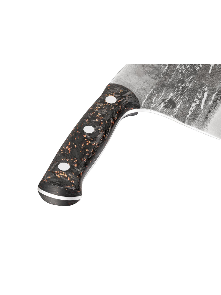 Кухонный топорик Samura Mad Bull, AUS-8, 180 мм, мраморный карбон, фото 5