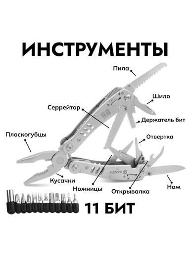 Мультитул Ganzo G301, серебристый 43baa82da360143d30284bd6429f0ae5_изображение_2026-05-14_125210653.png