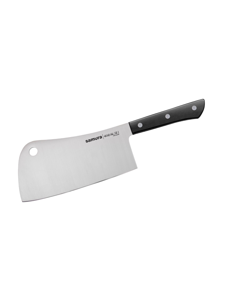Кухонный топорик Samura Harakiri, AUS-8, Чёрный, 180 мм, фото 1
