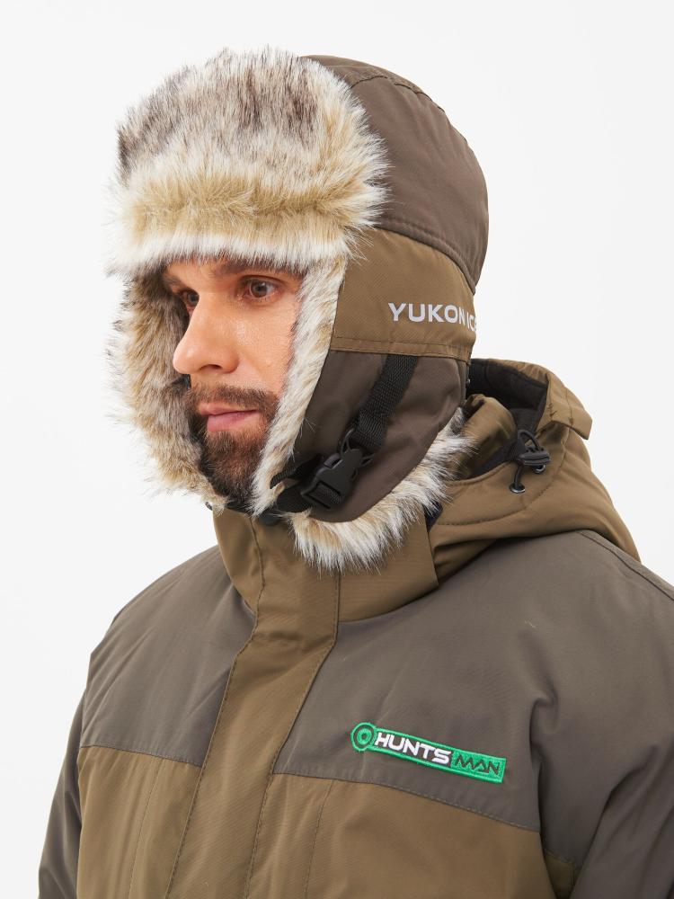 Шапка ушанка «Yukon Ice» Breathable, Хаки - 58-60, фото 2