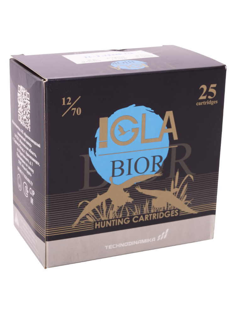 Патрон Igla 12/70 «Игла-BIOR» №2 32гр., 25шт., фото 1