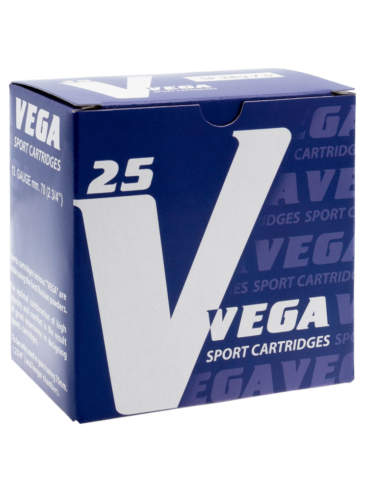 Патрон 12/70 АЗОТ «Vega Sporting» №7,5 28г., 25шт., фото 1
