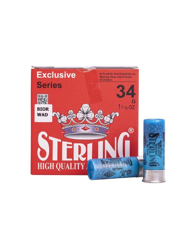 Патрон Sterling 12/70 Bior №5 34г., 25шт.