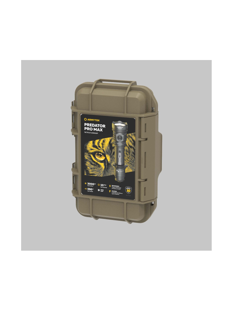 Фонарь подствольный Armytek Predator Pro Max Magnet USB (белый свет), фото 3