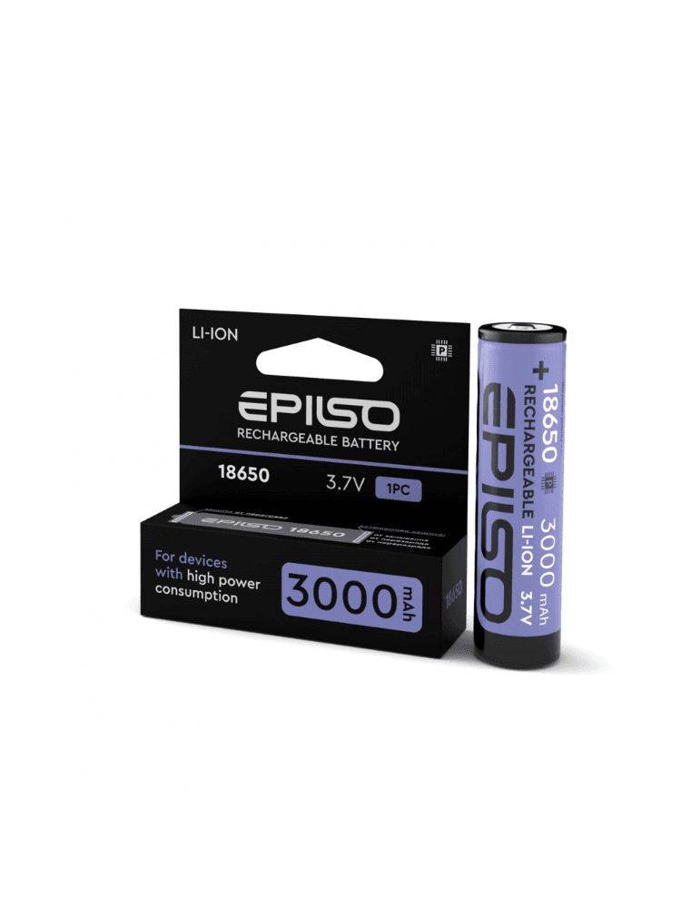 Аккумулятор EPILSO 18650 3,7V, 3000 mAh, 1pcs/box с защитой f959beb22e378efe043f3240b77e5867_изображение_2026-07-08_121603001.png
