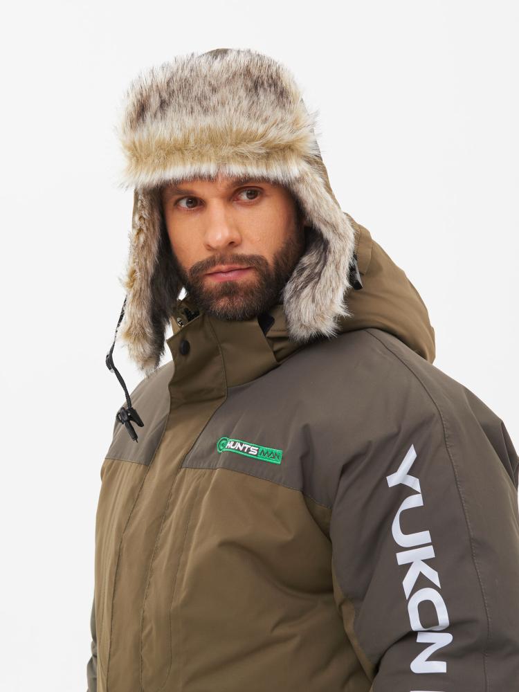 Шапка ушанка «Yukon Ice» Breathable, Хаки - 58-60, фото 1