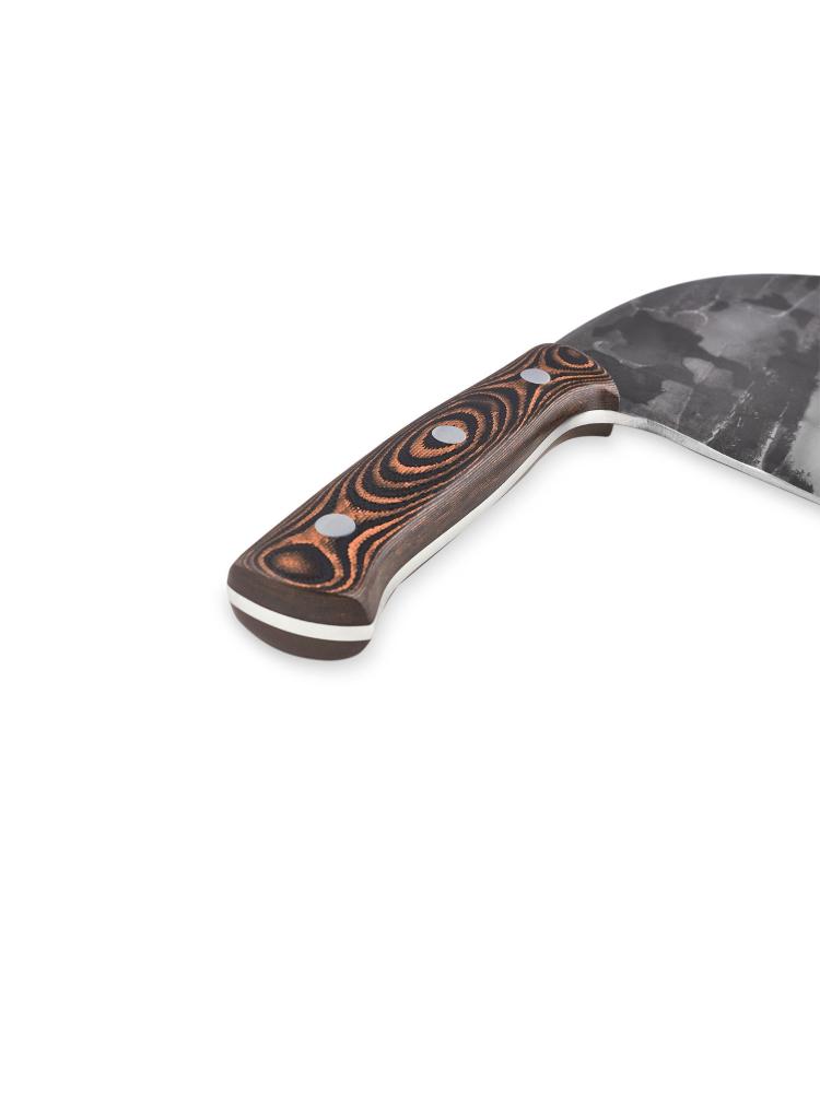 Кухонный топорик Samura Mad Bull, AUS-8, 180 мм, красно-чёрный, фото 2
