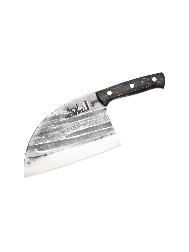 Кухонный топорик Samura Mad Bull, AUS-8, 180 мм, мраморный карбон, фото 6