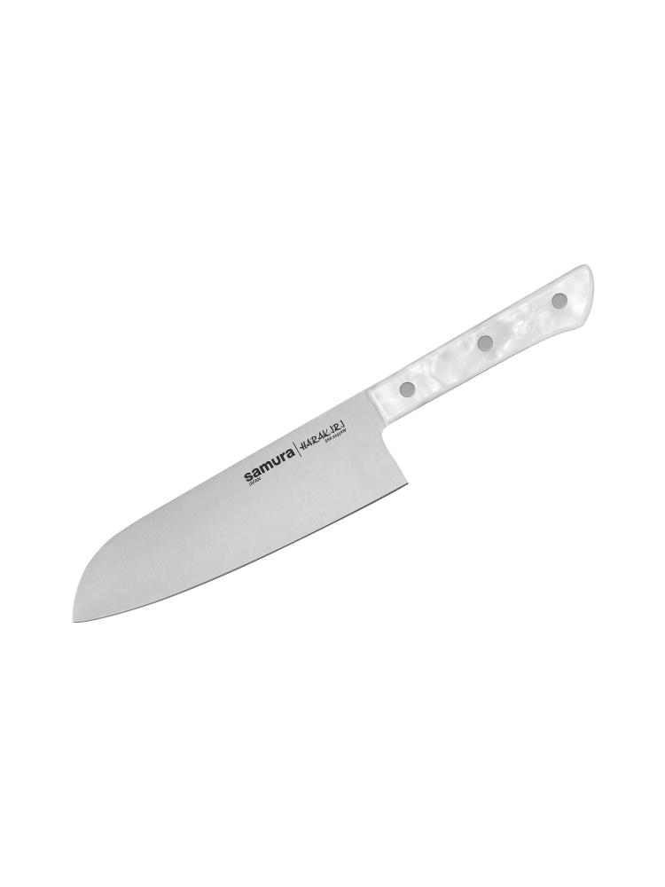 Набор из 5 кухонных ножей Samura Harakiri, AUS-8, белый, фото 4