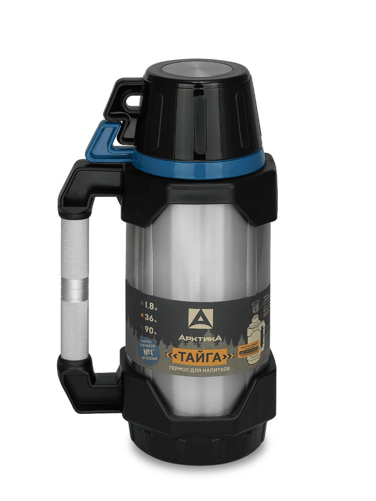 Термос «Арктика» стальной с двумя чашками, синий, 1.8л 5fc37c15db9614f2c57d5c2e0b6f39cf_изображение_2026-07-21_113143280.png