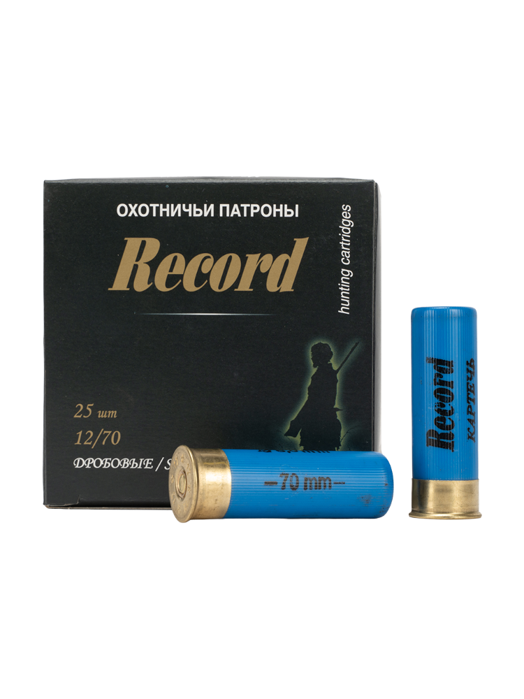 Патрон 12/70 «Рекорд NEW» картечь 8.0 35,5г., 25шт., фото 1