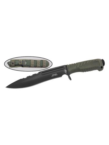 Нож НОКС "Асгард", AUS-8, Чёрно-зелёный, фото 1
