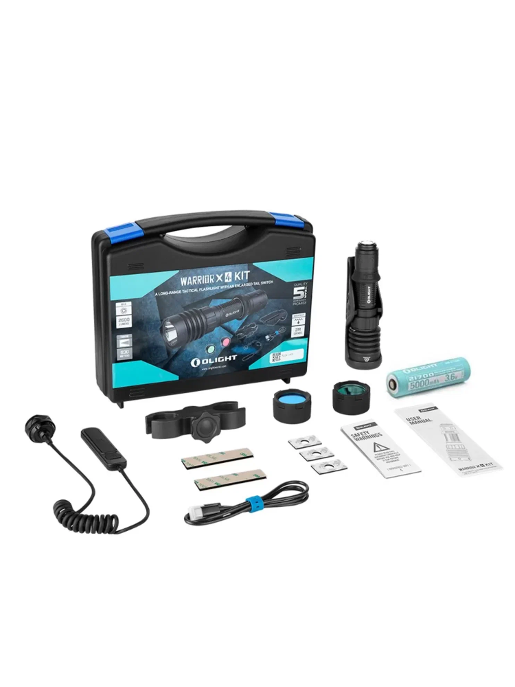 Фонарь подствольный Olight Warrior X 4 Kit (комплект охотника), фото 3