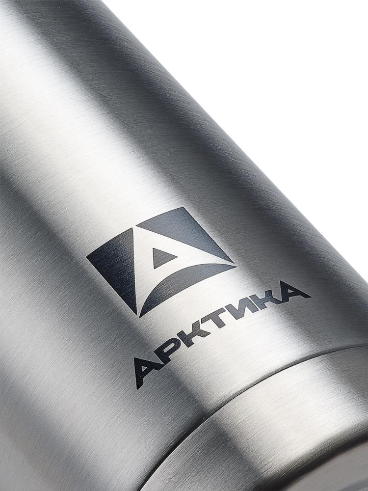 Термос «Арктика» с узким горлом, серeбряный, 0.75л, фото 3