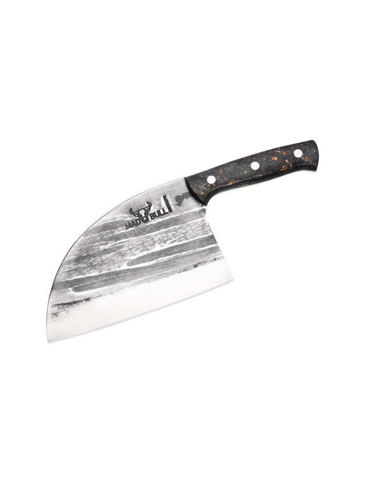 Кухонный топорик Samura Mad Bull, AUS-8, 180 мм, мраморный карбон, фото 1