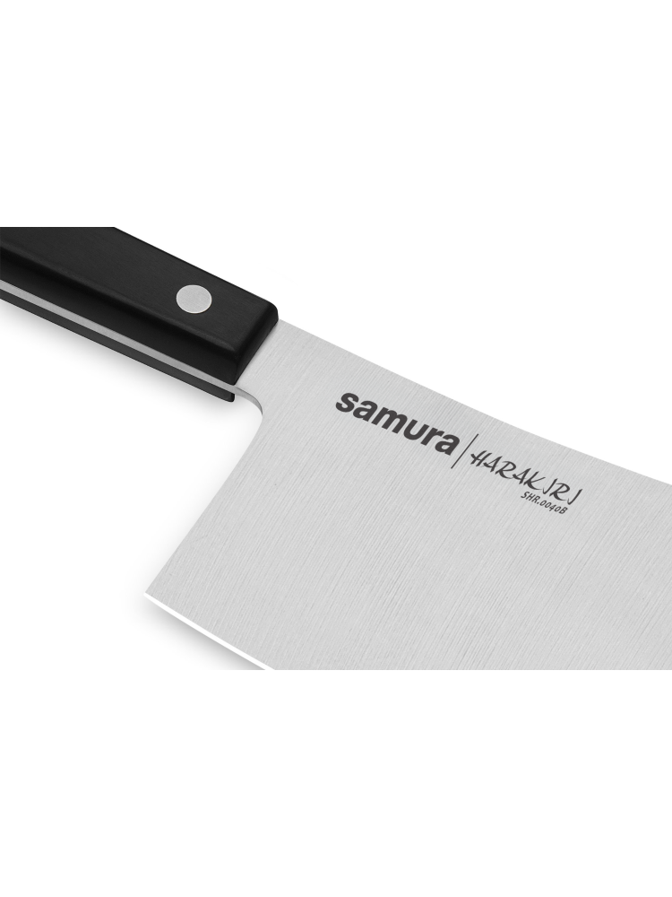 Кухонный топорик Samura Harakiri, AUS-8, Чёрный, 180 мм, фото 2