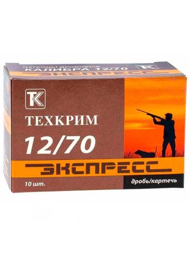 Патроны Техкрим 12/70 «Экспресс» №0000, 10шт