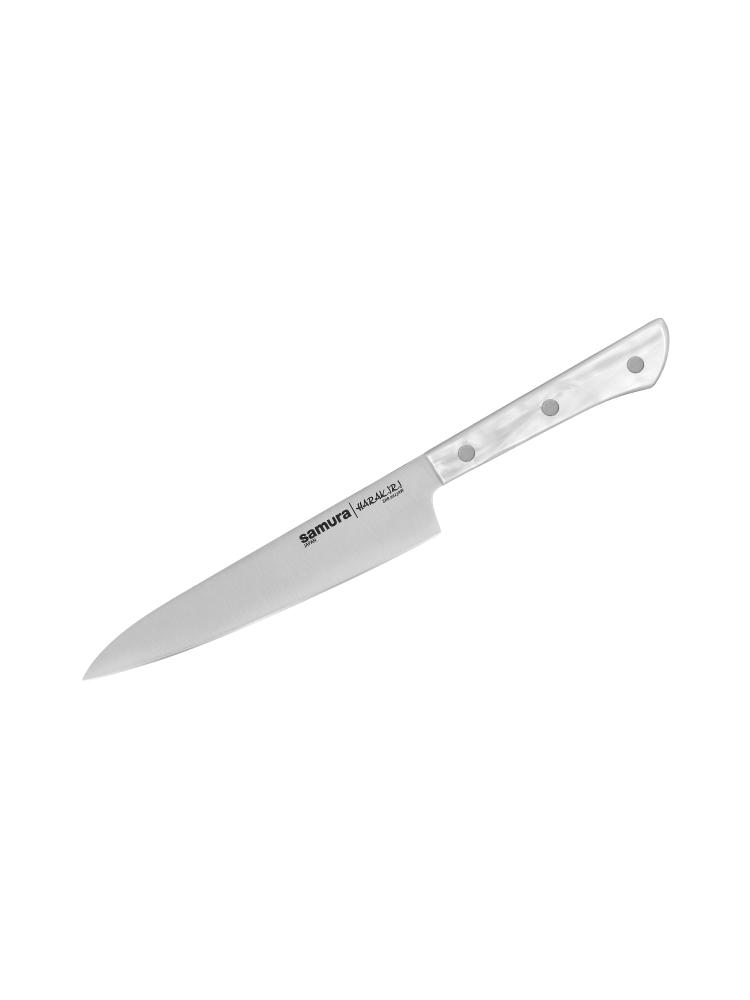 Набор из 5 кухонных ножей Samura Harakiri, AUS-8, белый, фото 3